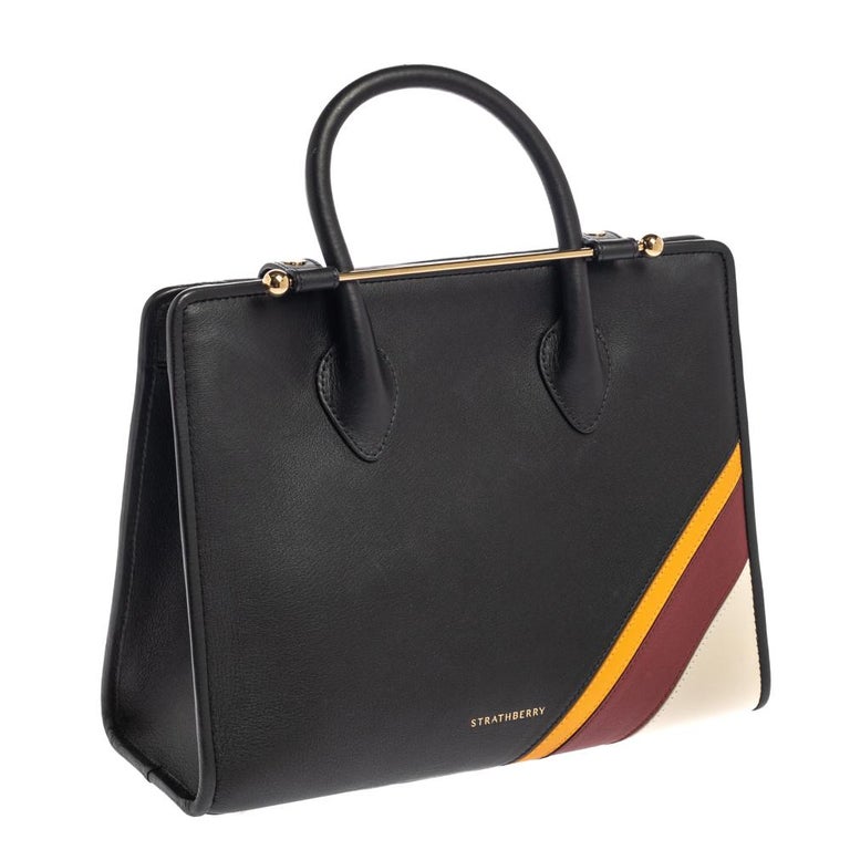 Strathberry Multicolor Leather Midi Tote at 1stDibs
