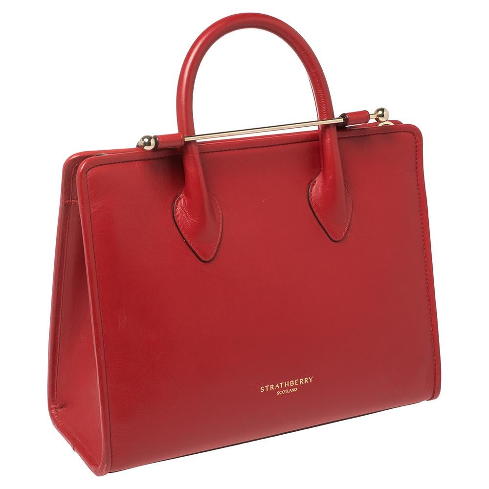 strathberry red bag