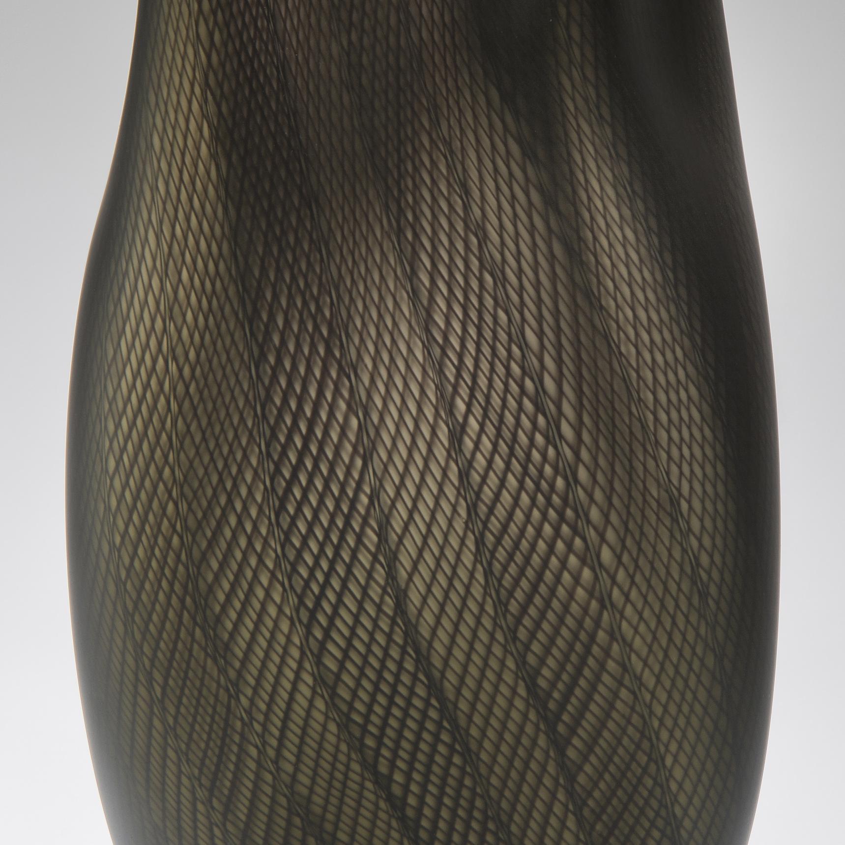 Hand-Crafted Stratiform Aes Zanfirico 001, a Unique Bronze Glass Sculpture by Liam Reeves