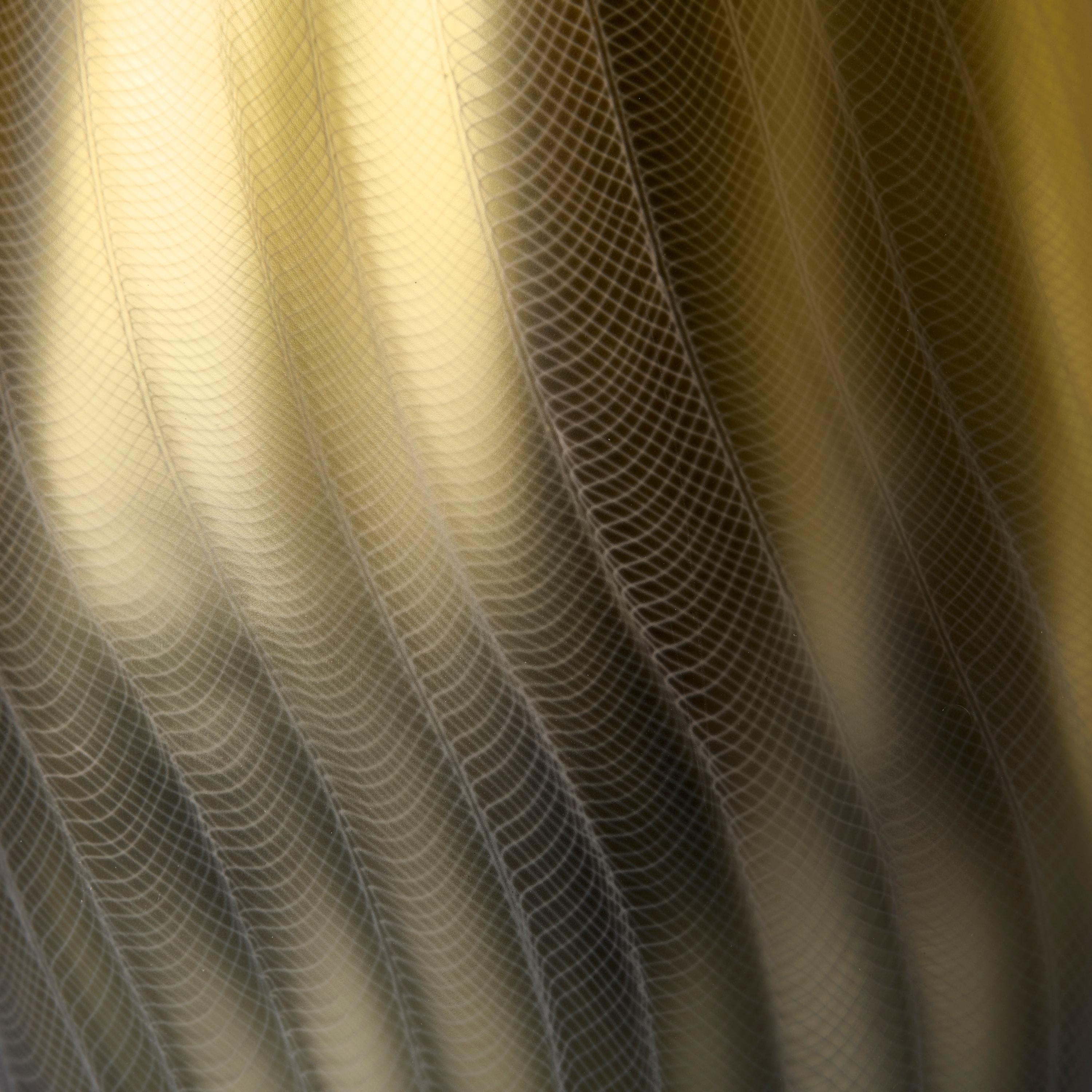 Fait main Stratiform Aurum 2.0.002, récipient sculptural en verre doré soufflé à la bouche par Liam Reeves en vente