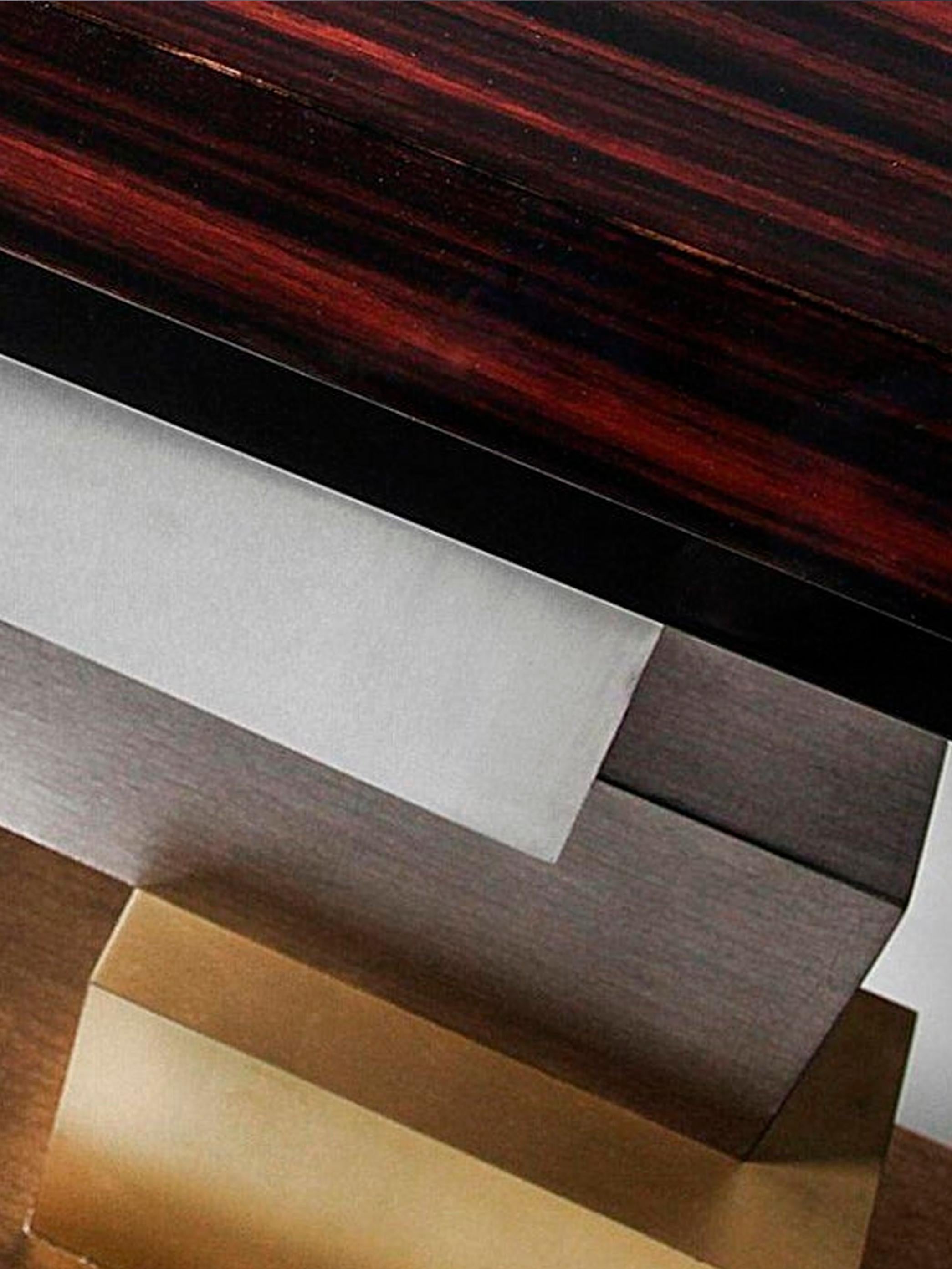 Stratos, consola con tapa de macasar natural, un diseño de Gas Studio en venta 1