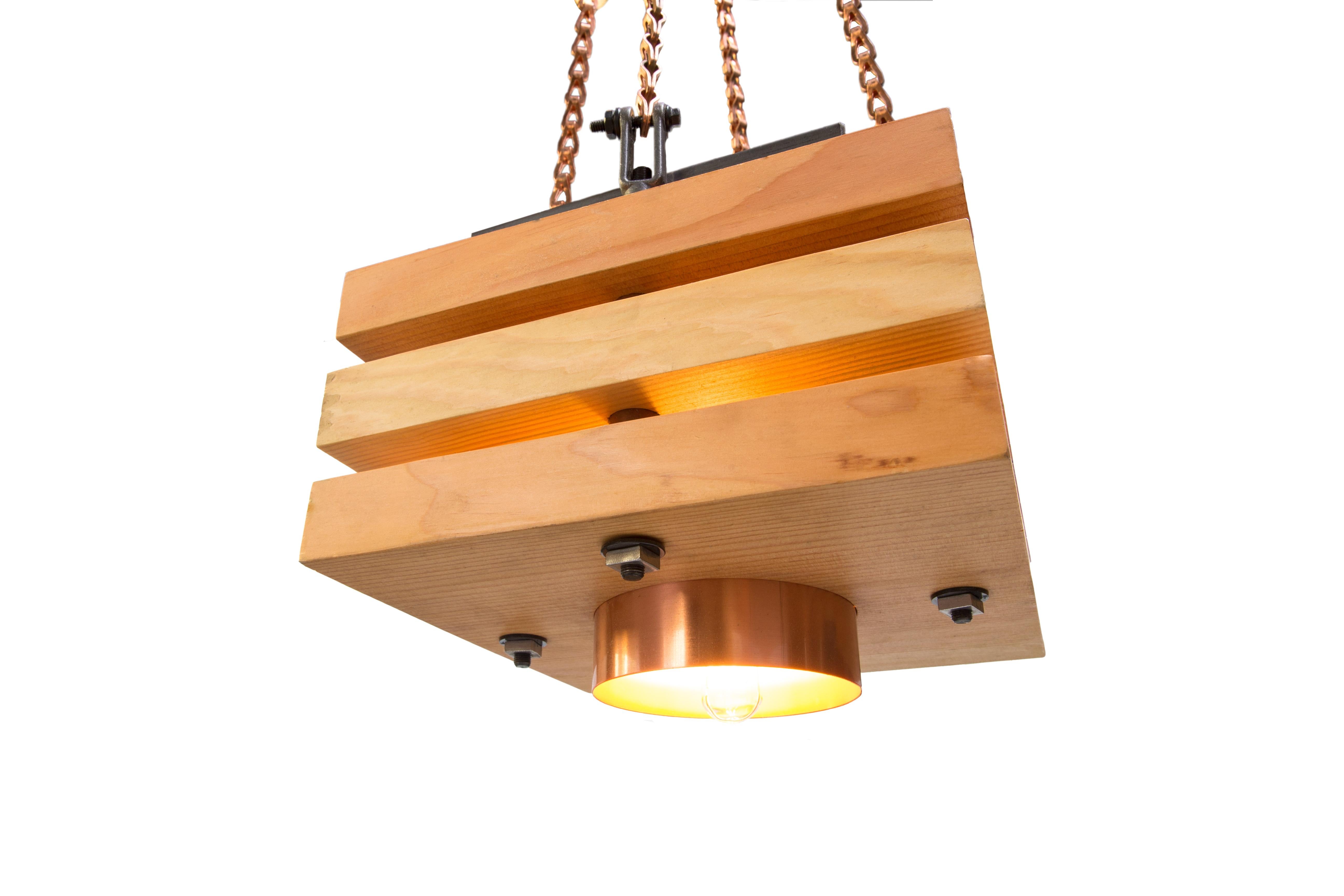Industrial 'Stratum Linear Pendant' by Basile Built - Limited Edition  For Sale