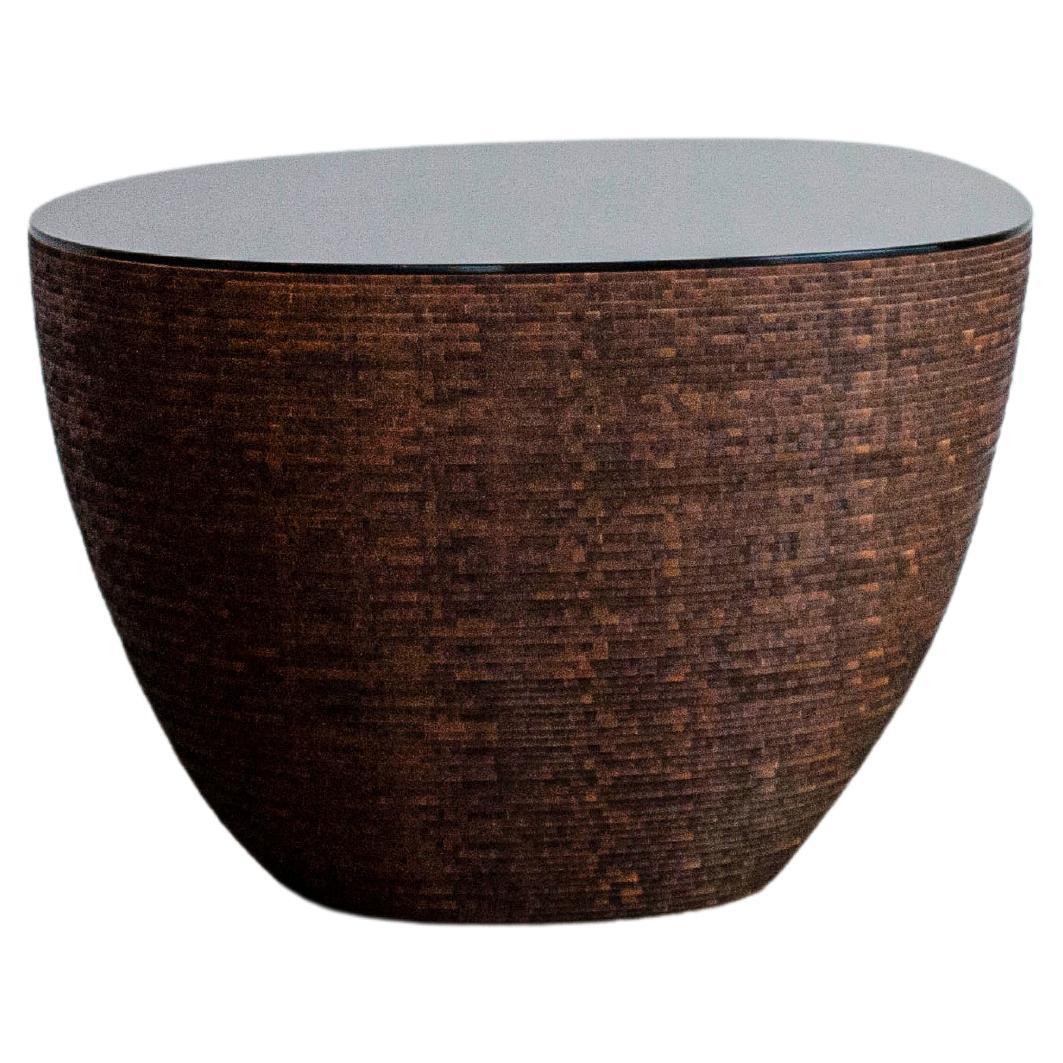 Stratum Saxum Bamboo Coffee Table I by Daan De Wit For Sale