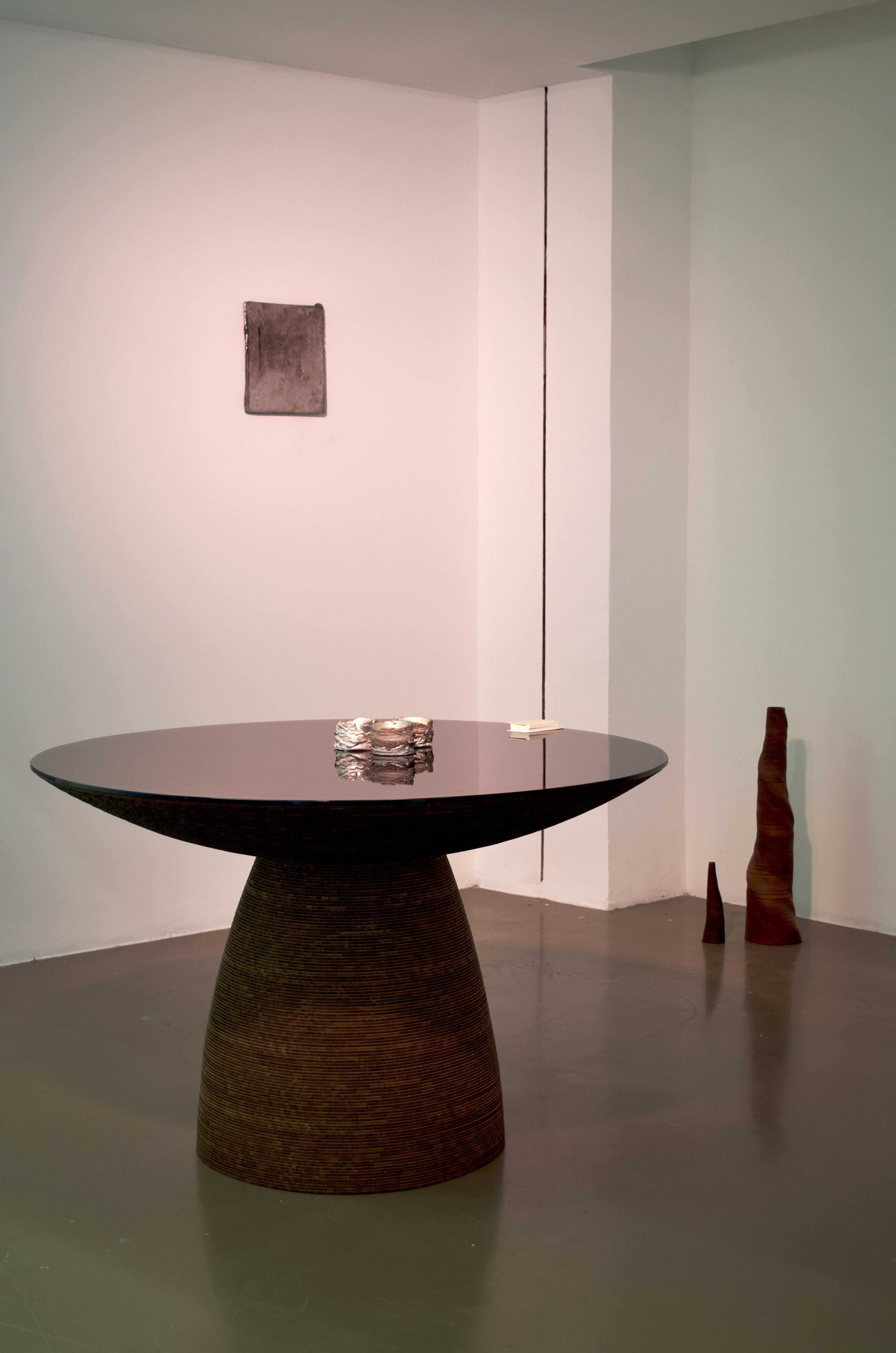 Other Stratum Saxum Bamboo Dining Table II by Daan De Wit