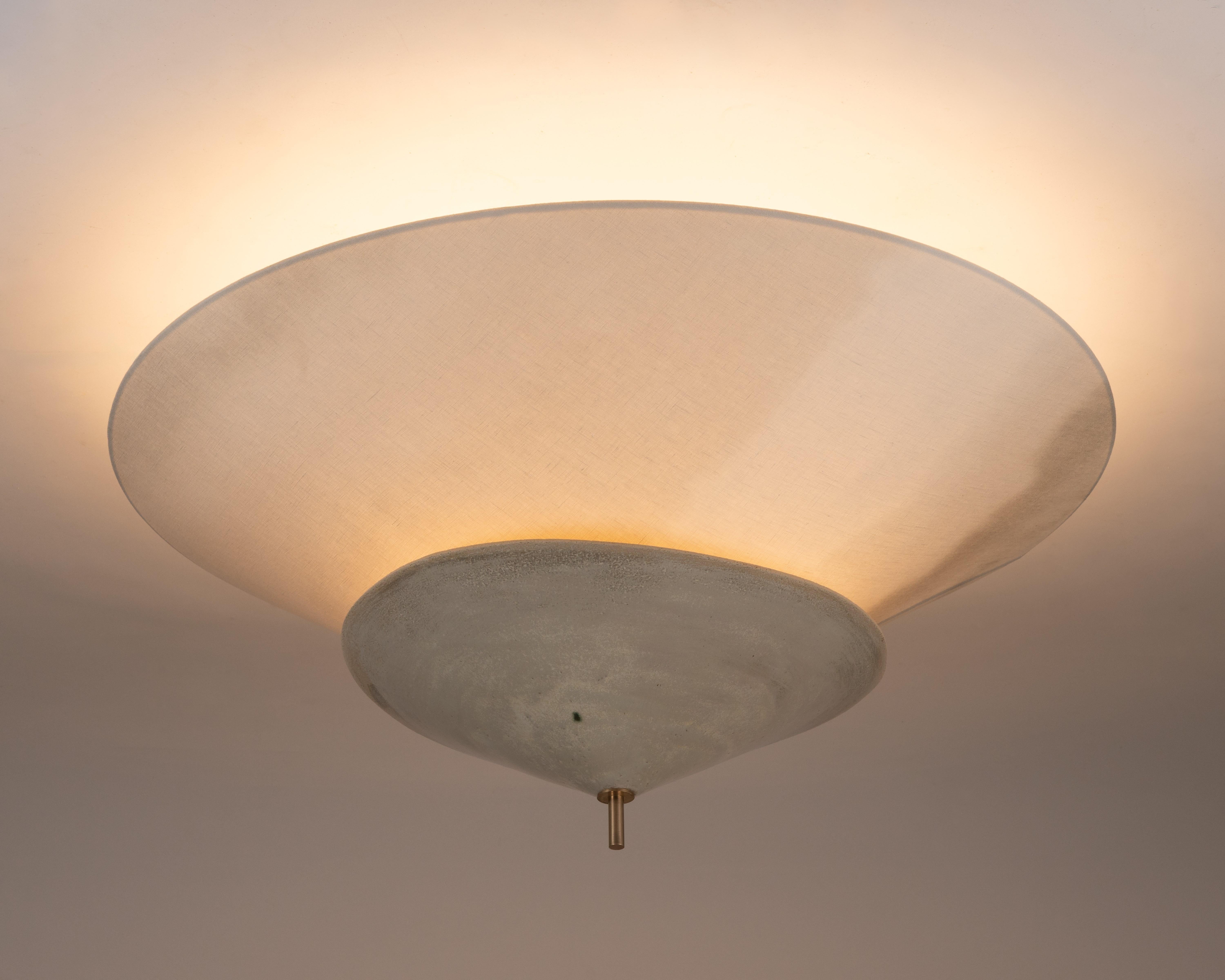 Contemporary Stratus Ceiling Lamp 50 by Elsa Foulon