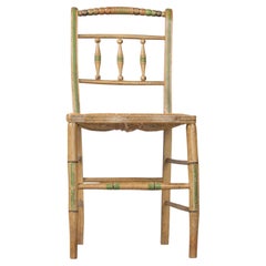 Chaise en paille