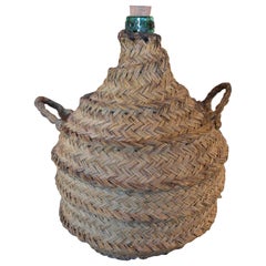Soporte para botellas de vino de cristal con pajita