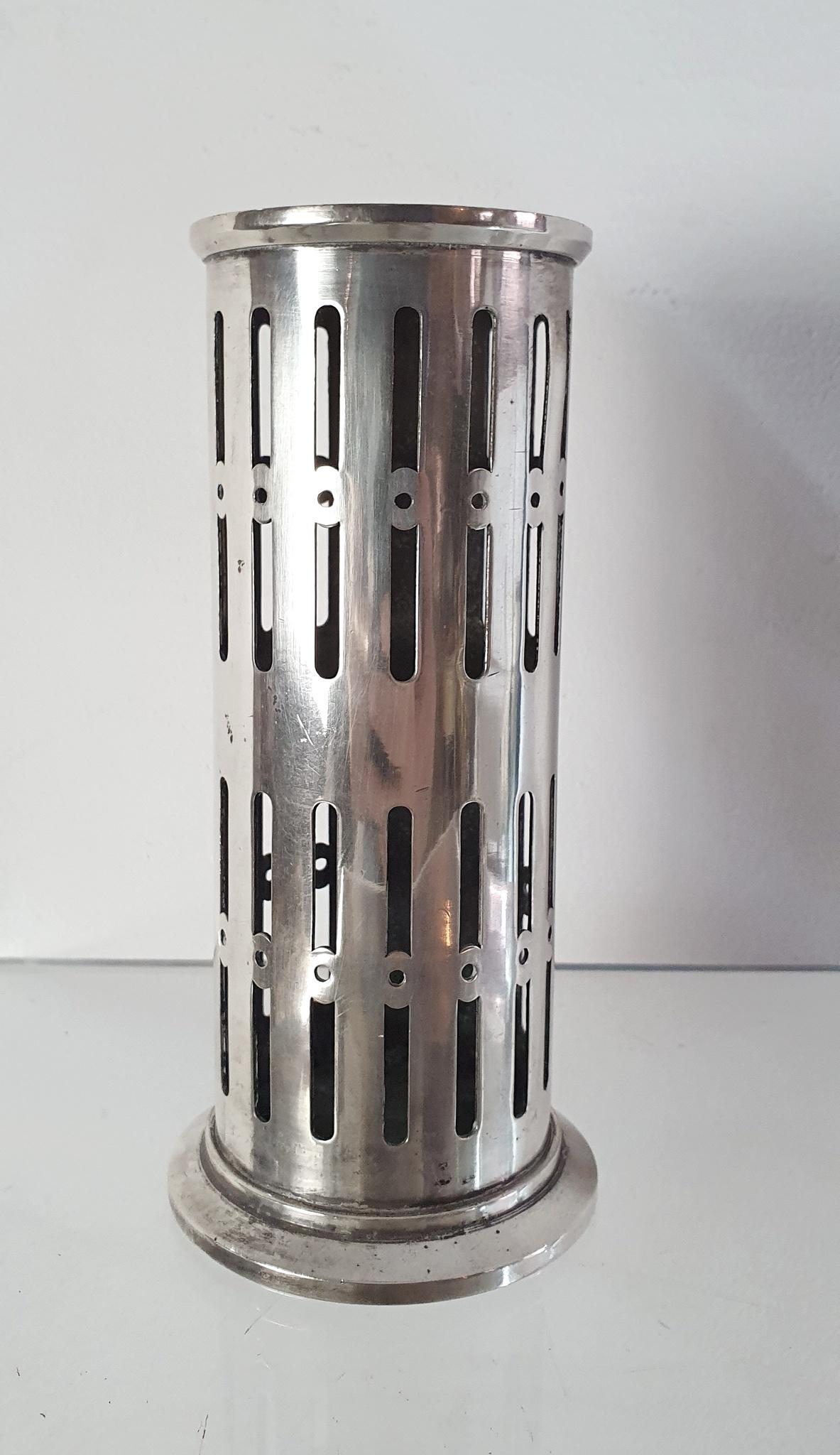 Italian Straw Holder by Broggi Milano for Hotel Europa in the manner of Gio Ponti For Sale