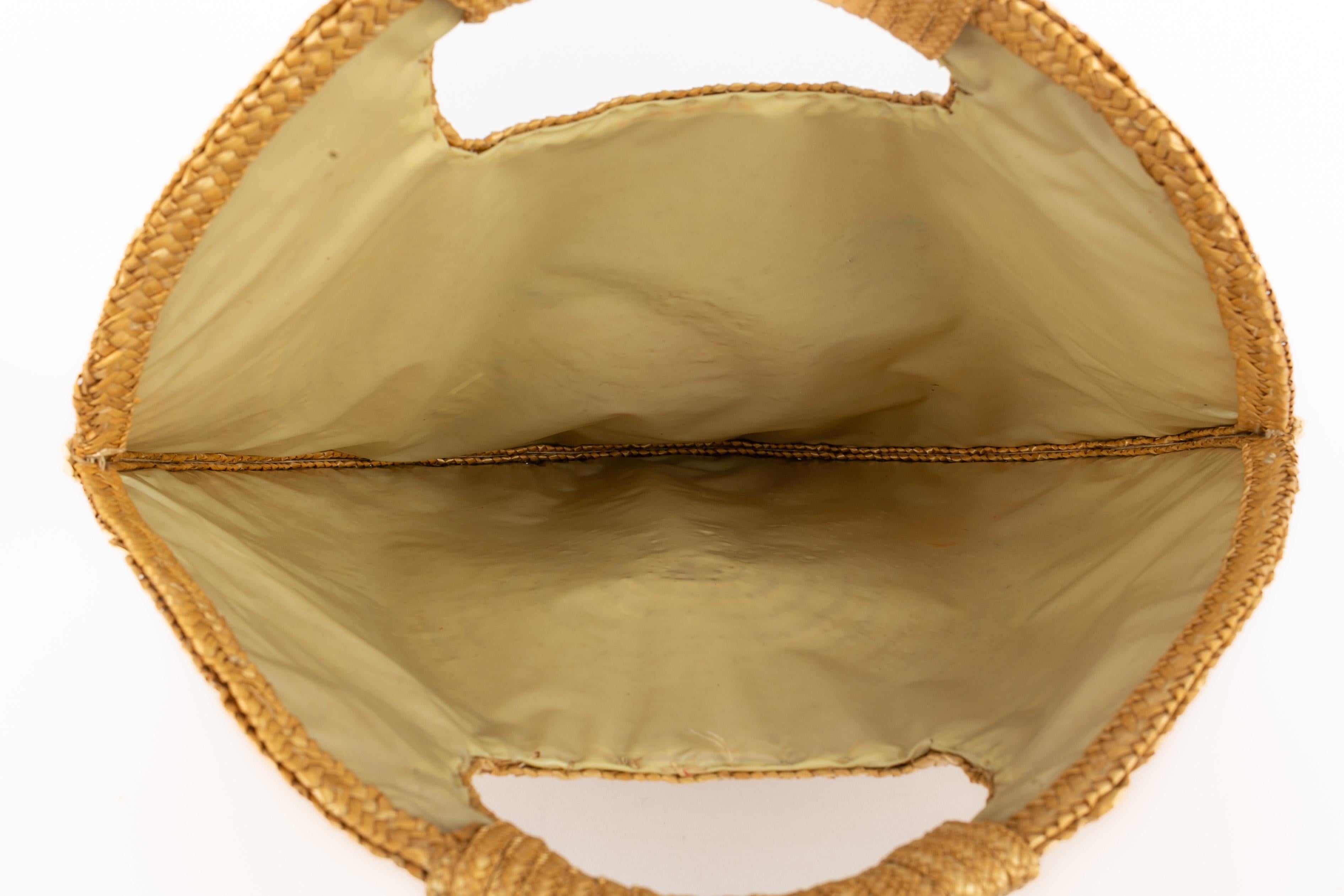 Straw round bag For Sale 4