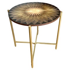 Table d'appoint en paille