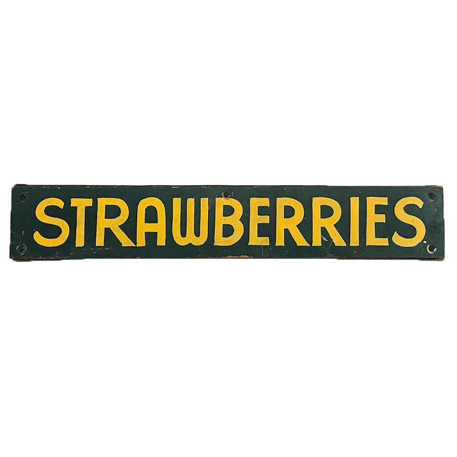 Strawberries Farm Stand Sign