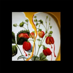 Strawberries Heart Signed by Dali Large Dish Limited Edition Limoges