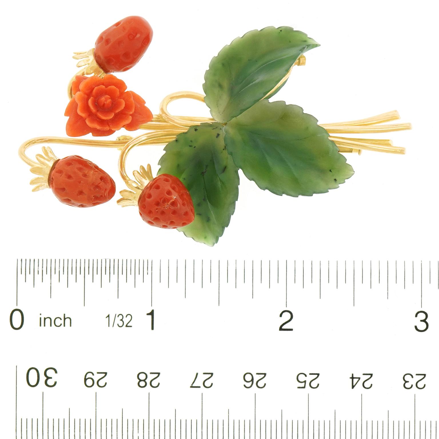 Strawberry Brooch 1