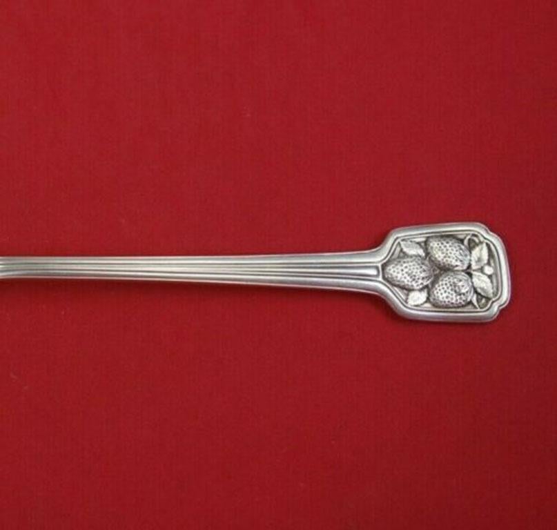 Cuillère à baies en argent sterling sans lignes 9 1/4