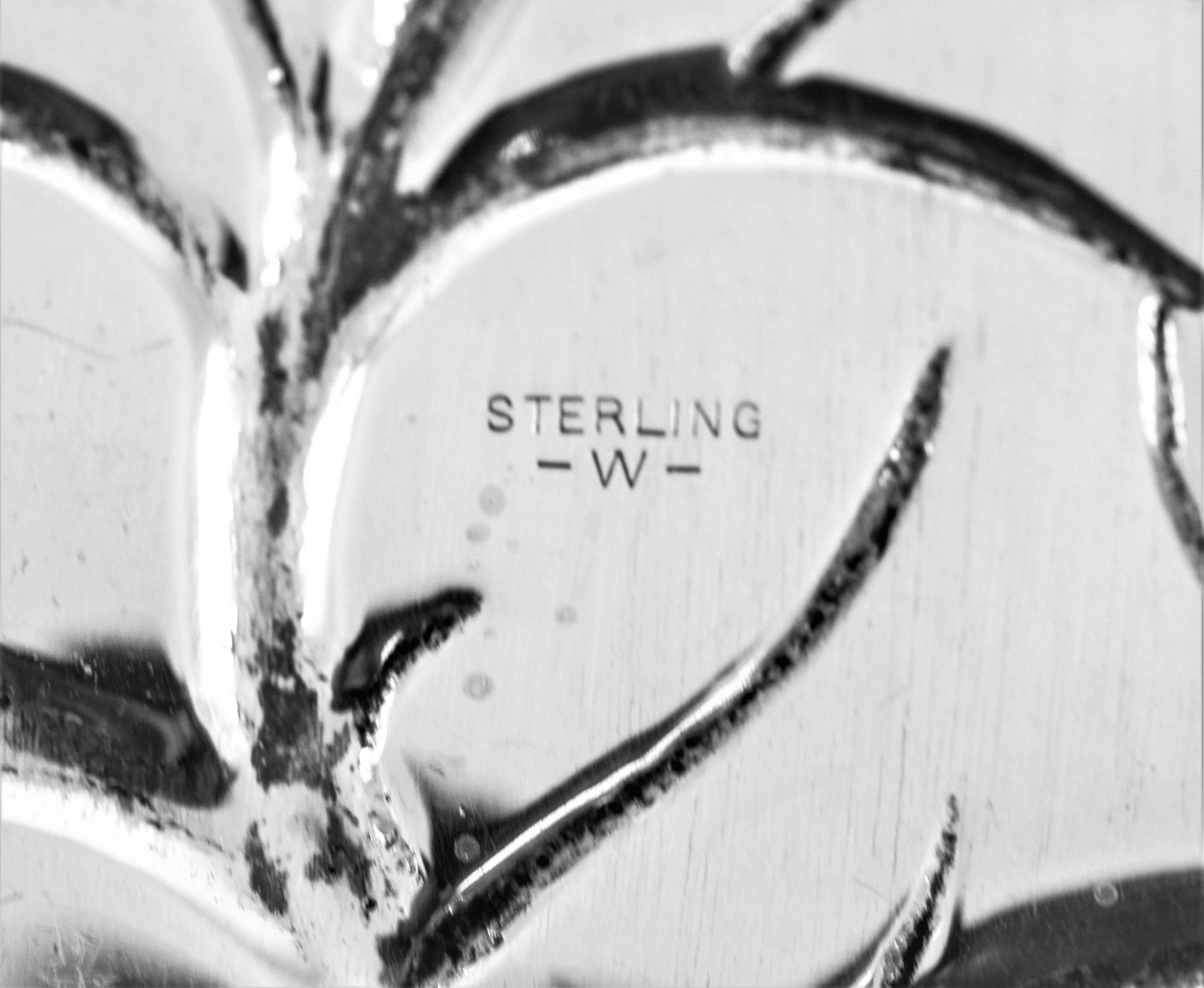 Sterling Silver Strawberry Sterling Dish