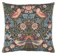 Strawberry Thief Cushion with Feather Filler - 33x33cm (13"x13")