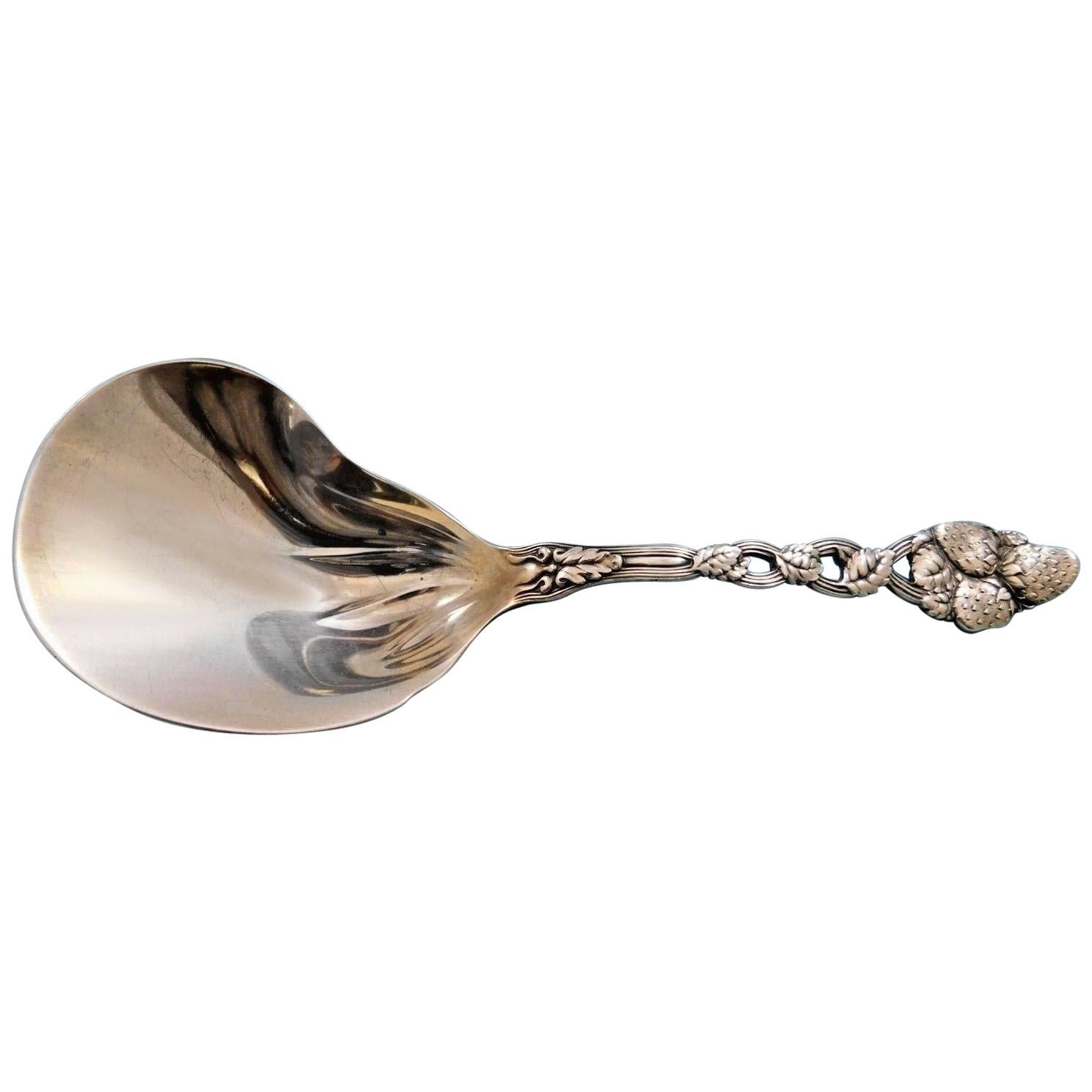 Strawberry Vine by Tiffany & Co. Sterling Silver Berry Spoon Conch Shell