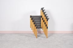 Strax-Stühle von Hartmut Lohmeyer für Casala, 1970er Jahre, Sechser-Set, Deutschland