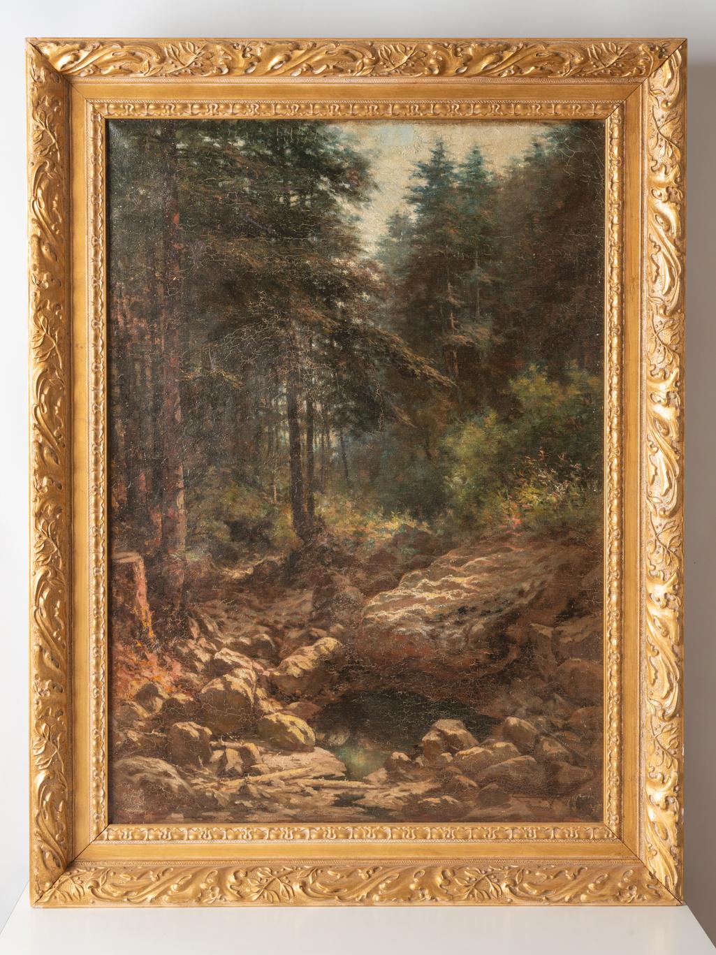 Vecchio dipinto francese su tela con un interessante paesaggio montano. ( Firma illeggibile.) -
Se non vuoi la cornice, posso detrarla dal prezzo e utilizzarla con uno specchio.

rif. O/8218
  