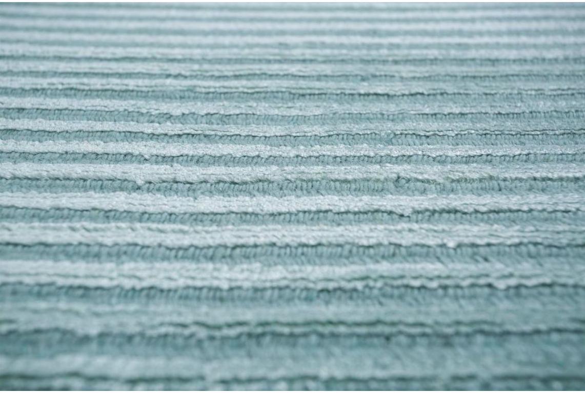 Indien Chemin de mer douce turquoise et turquoise douce 150 x 240 cm en vente