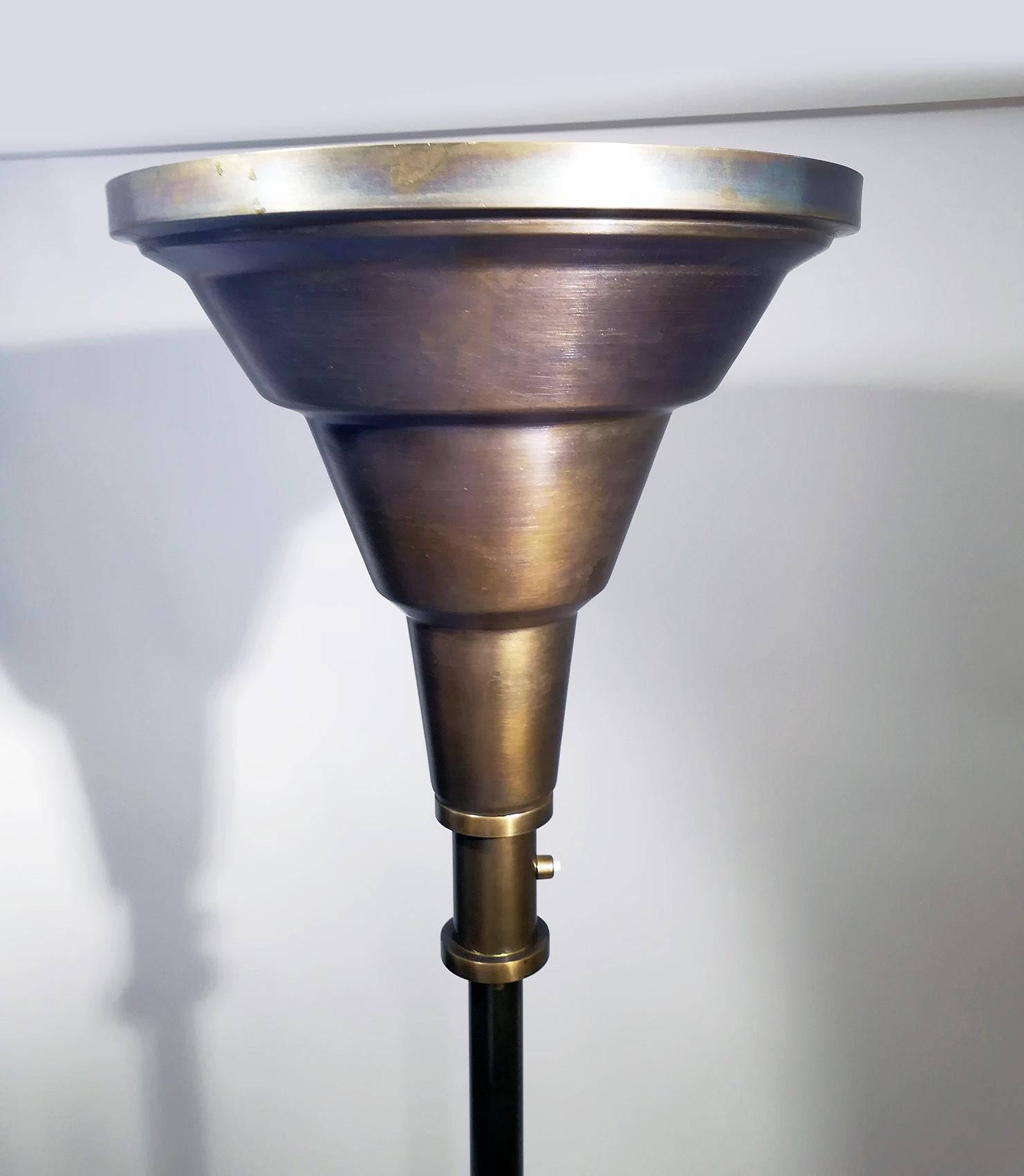 1940s torchiere floor lamp