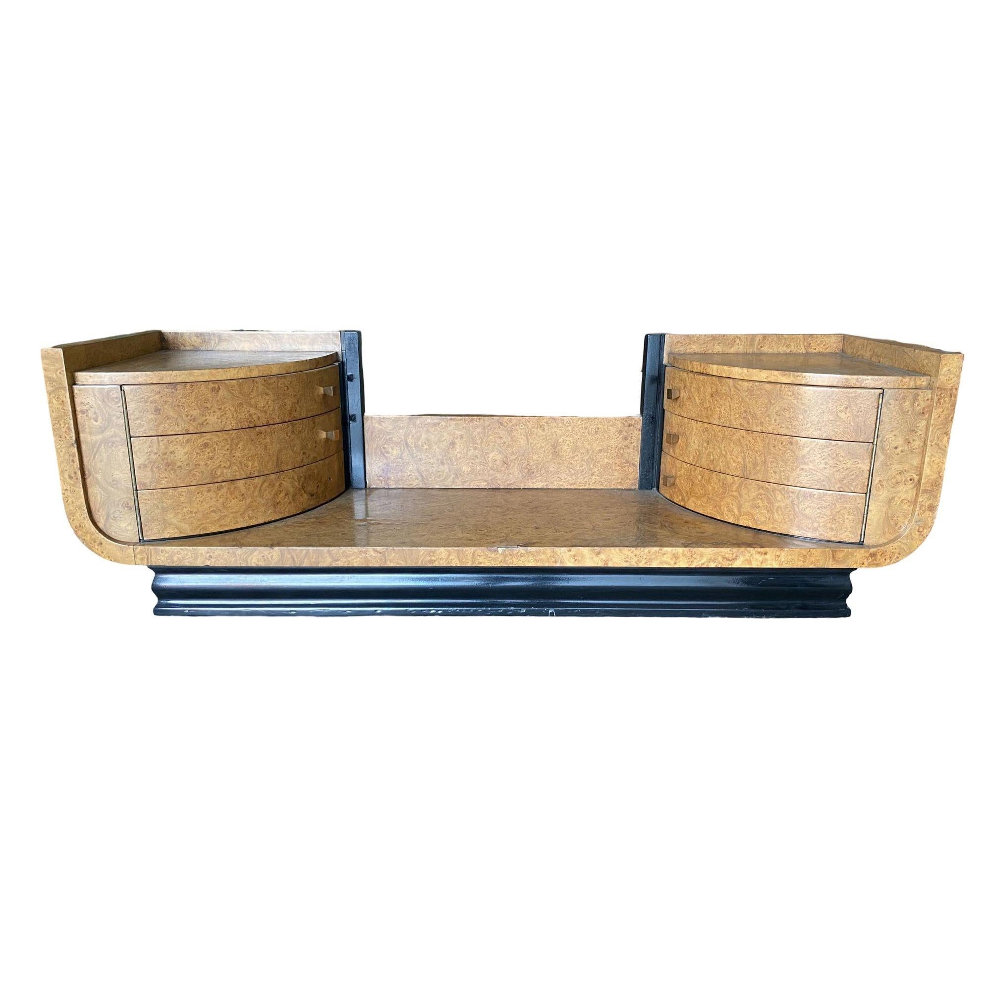 Streamline Art Deco Dresser & Vanity Bedroom Set by Donald Deskey for Widdicombe For Sale 5