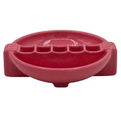 Cendrier Streamline Art Deco Snuf A Rette Pink par National Porcelain Co