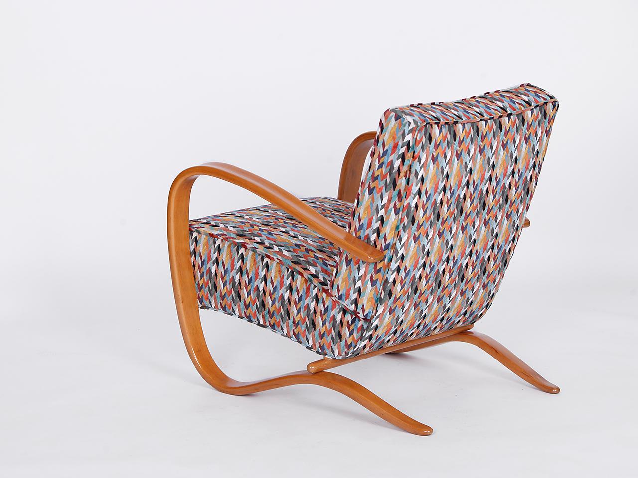 20th Century Streamline Chair H-269 by Jindřich Halabala for Spojene UP Zavody, 1930s For Sale