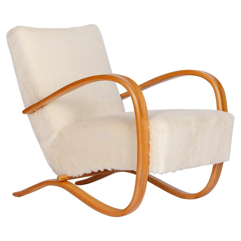 Silla Streamline H-269 de Jindrich Halabala para Spojene UP Zavody, años 30