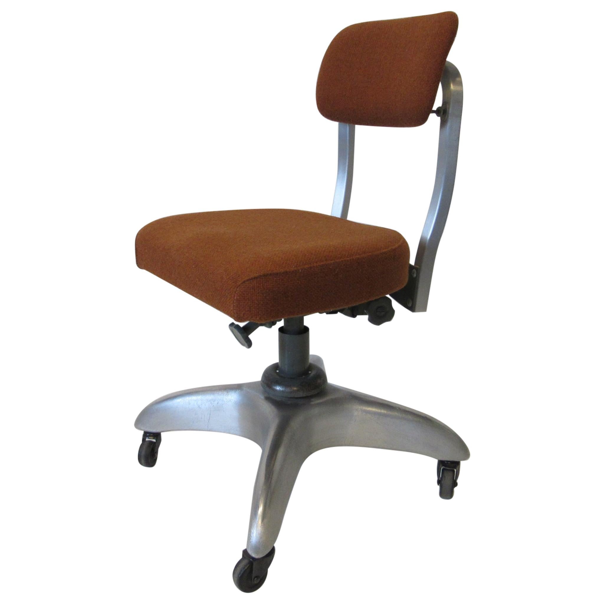 Streamline / Industrial Desk Chair by General Fireproofing Co. For Sale