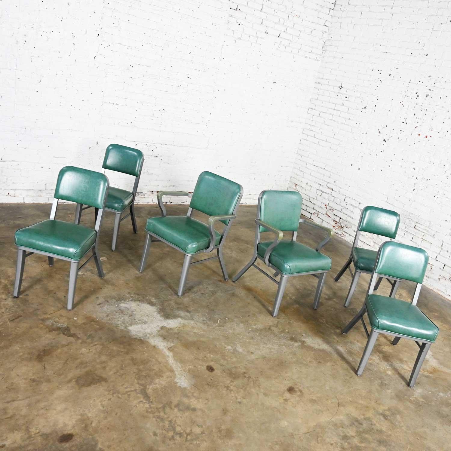 industrial dining chairs set of 6