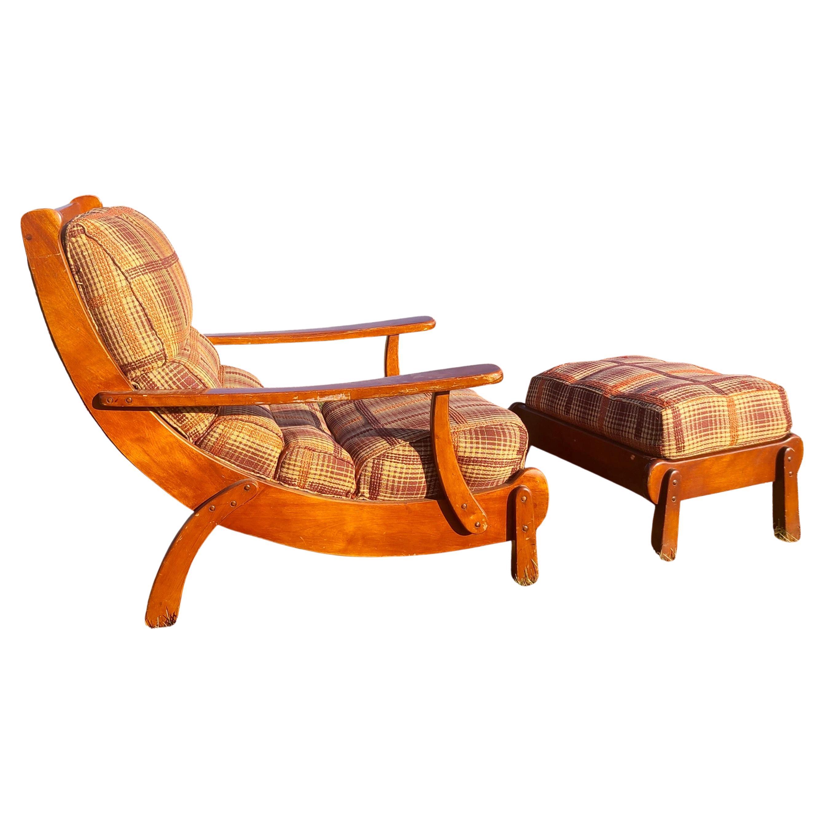 Streamline Art Deco lounge chair.
Seems like a Cushman furniture piece.
Marked: 24 36 Priscilla. 
Perhaps a date of manufacturing, or a catalog 
reference number. Likely indicates 1936 either way.

Main cushion similar to styles by Gilbert