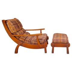 Used Streamline Lounge Chair in the Style of Herman De Vries Cushman