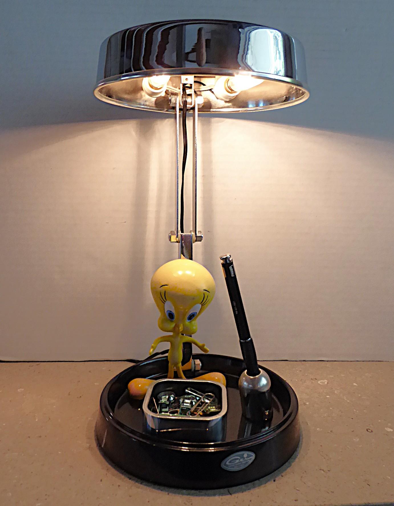 Streamline Modern GEI Folding Table Desk Lamp by Enrique Aparicio Spain 1960 im Angebot 4