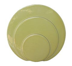 Streamline Modern TAC Circlet Disc Vase Trenton Potteries by G McStay Jackson US