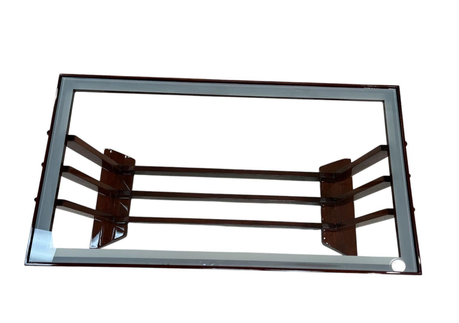Table basse Art déco Streamline Moderne américaine vers 1930 en vente 3