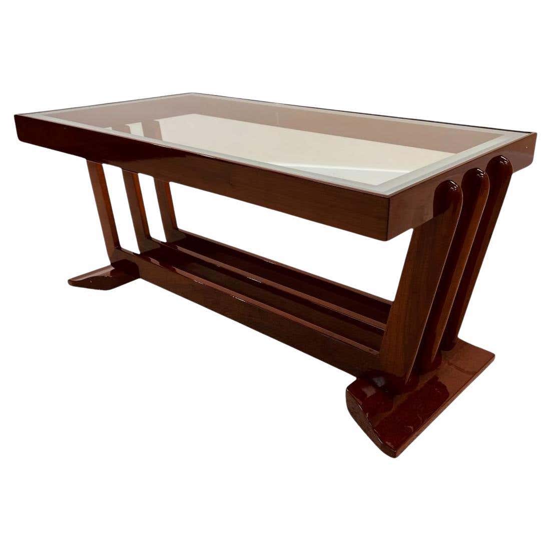 Streamlined Table Streamline Moderne Art Deco Cocktail / Coffee Table American C.1930 For ...