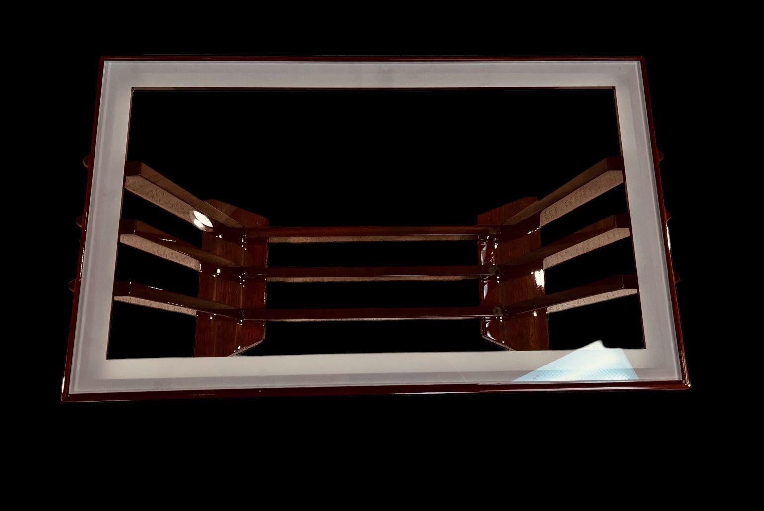Streamline Moderne Art Deco Side/End Table In Solid Walnut, American C. 1930 For Sale 7