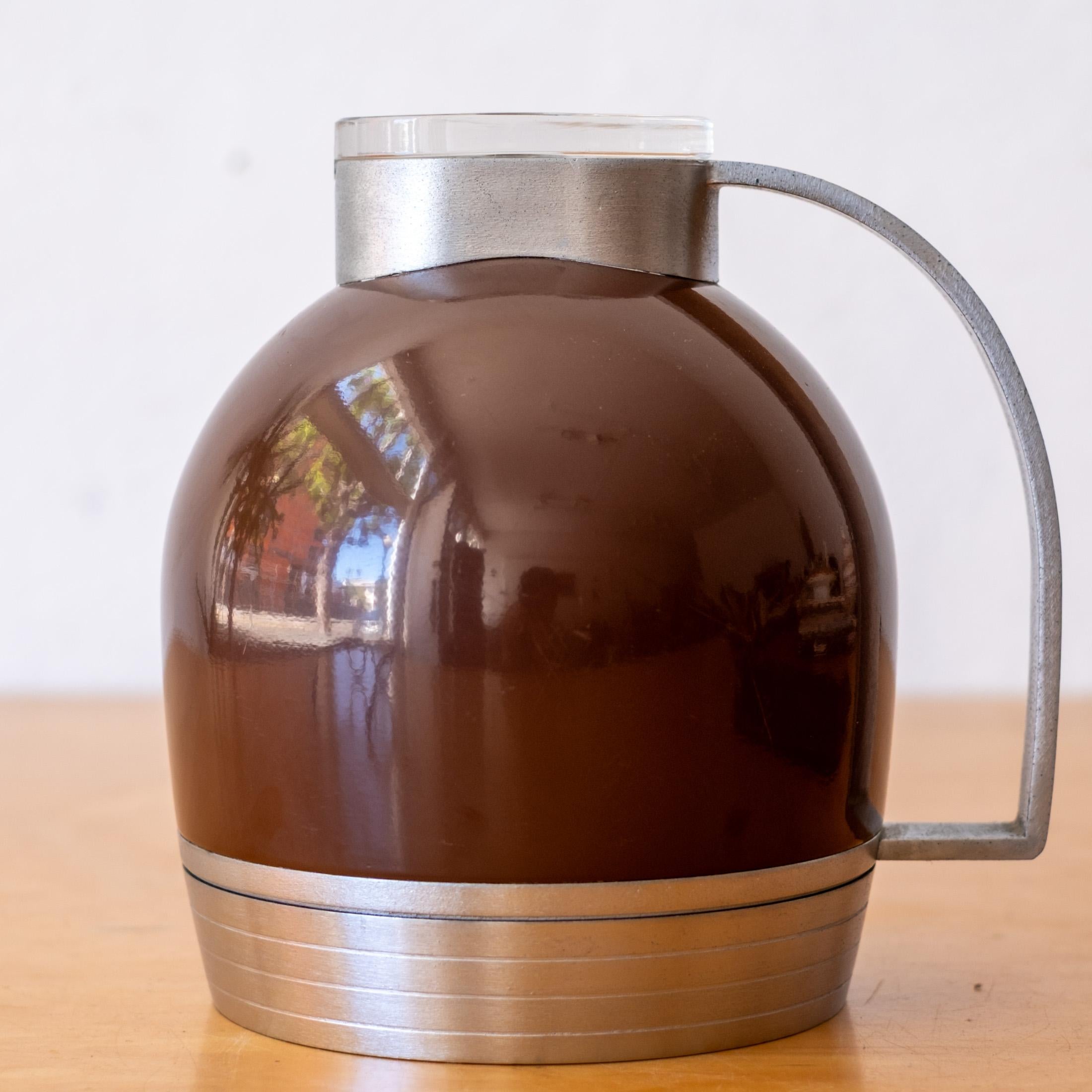 Streamline Moderne Machined Aluminum Thermos No 539 by Henry Dreyfuss For Sale 6