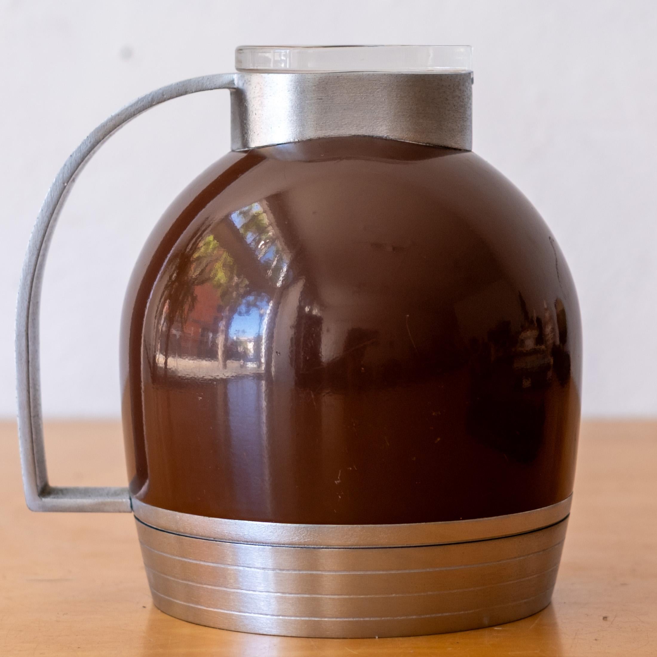 Streamline Moderne Machined Aluminum Thermos No 539 by Henry Dreyfuss For Sale 8