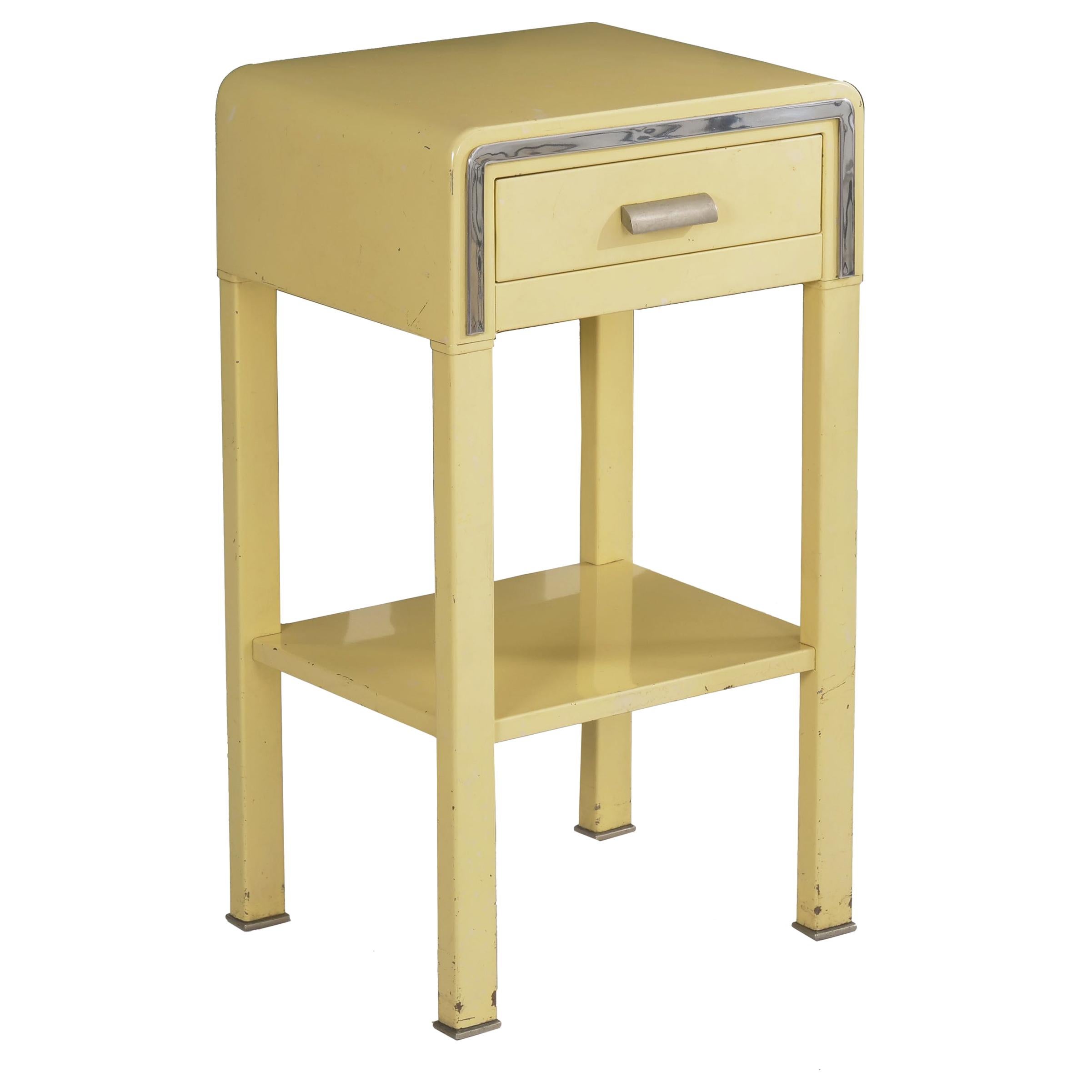 Streamline Moderne Nightstand Table by Norman Bel Geddes for Simmons