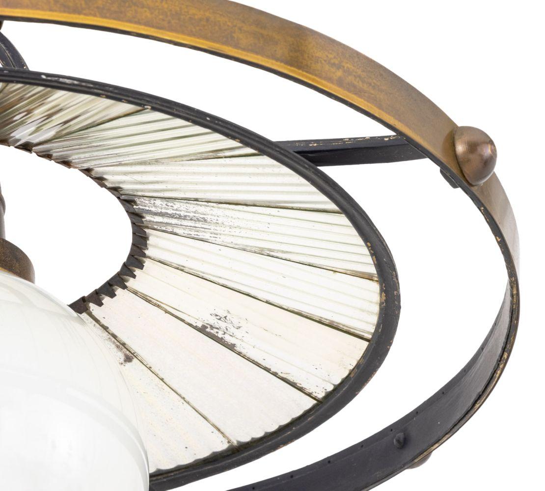 20th Century Streamline Moderne Style Pendant Lamp For Sale