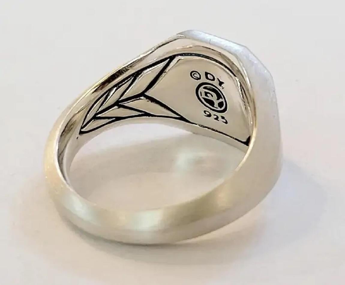 Streamline Signet Ring Sterling Silver, 14.5mm 2
