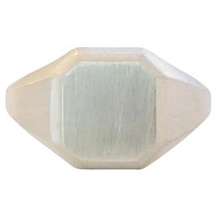 Streamline Signet Ring Sterling Silver, 14.5mm