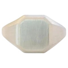 Streamline Signet Ring Sterling Silver, 14.5mm