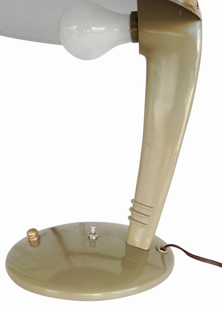Streamlined Art Deco Cobra Table Lamp 1