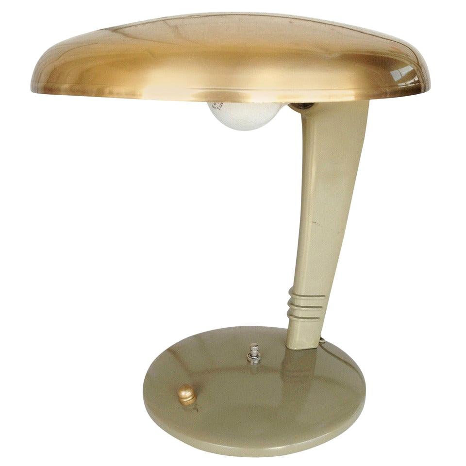 Streamlined Art Deco Cobra Table Lamp