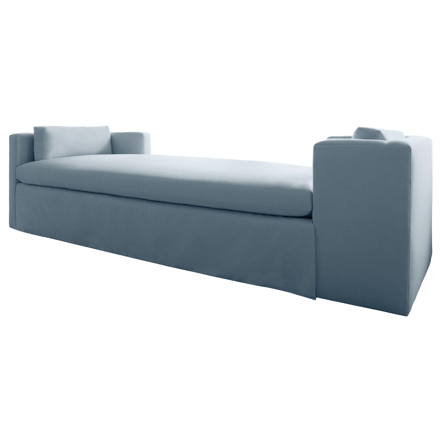 Streamlined, Classic and Modern Comfortable Window Daybed, Handcrafted For Sale