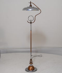 Streamlined Moderne Floor Lamp Attributed to KEM Weber
