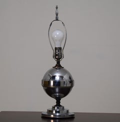Streamlined Moderne Table Lamp Attributed to KEM Weber